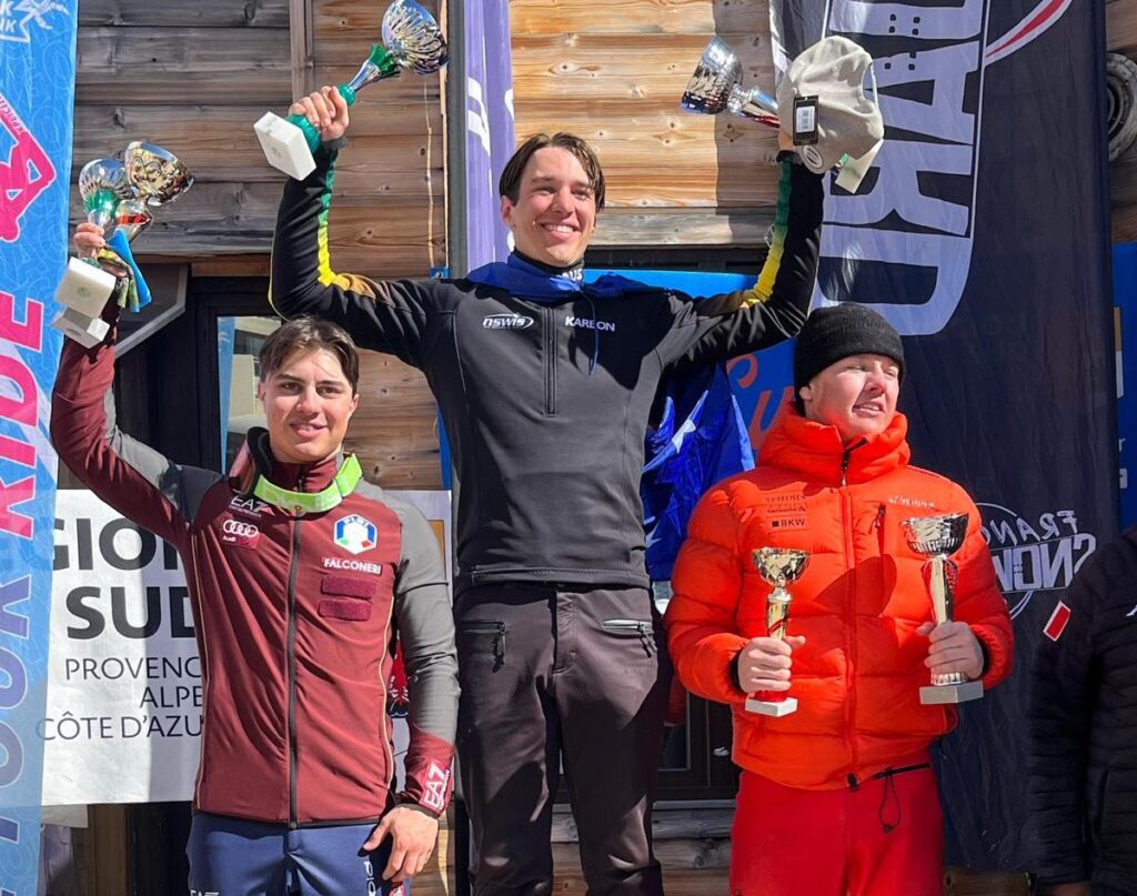 Matteo Rezzoli podio snowboardcross