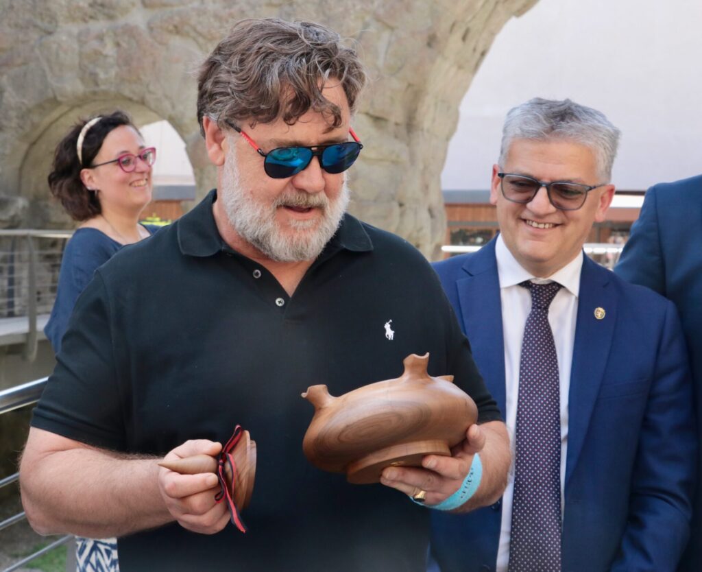 Russell Crowe ad Aosta