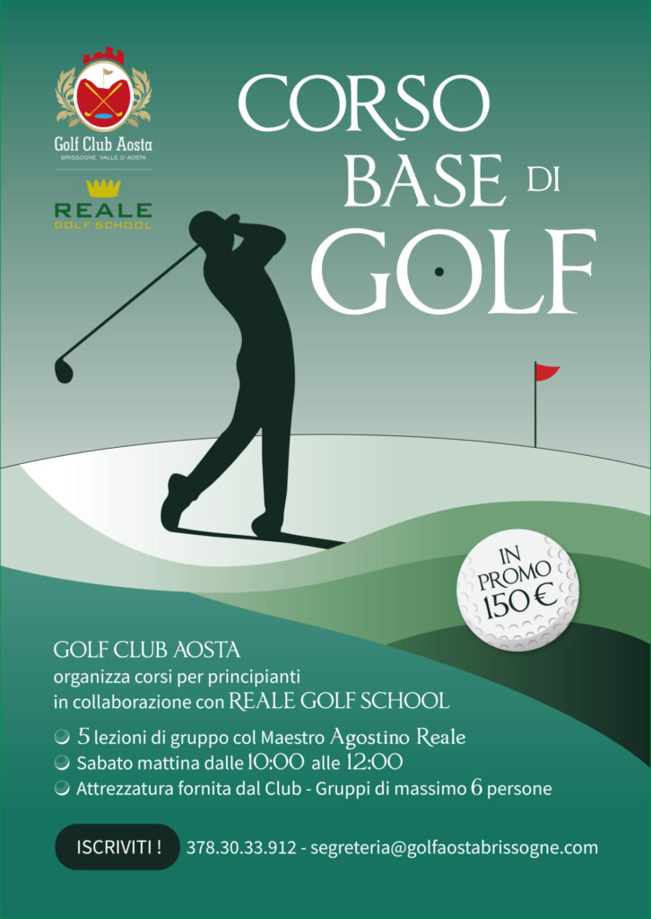 Corso per neofiti Golf Club Aosta Brissogne