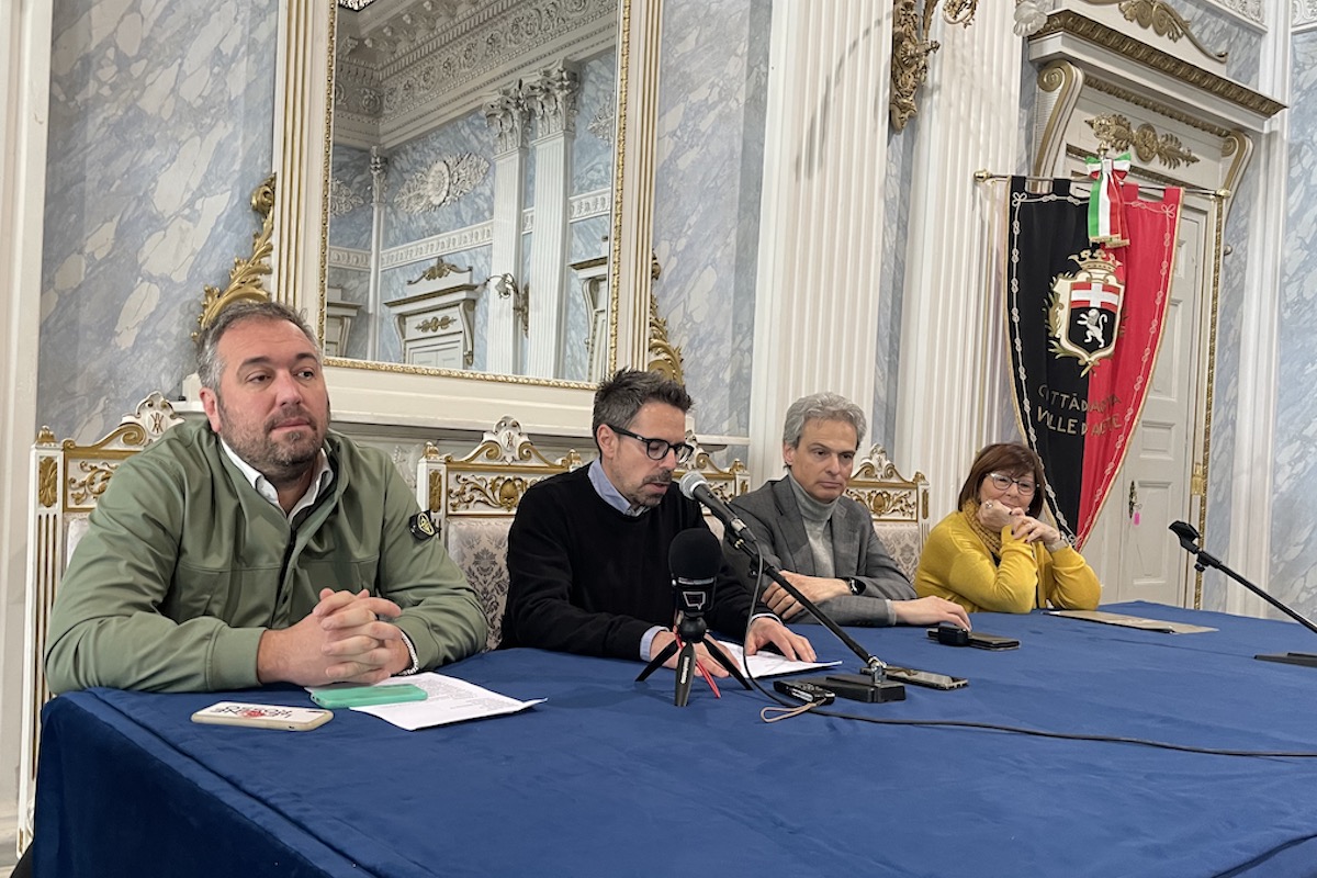 Da sx Cesare Marques, Francesco Buratti, Gianni Nuti e Clotilde Forcellati