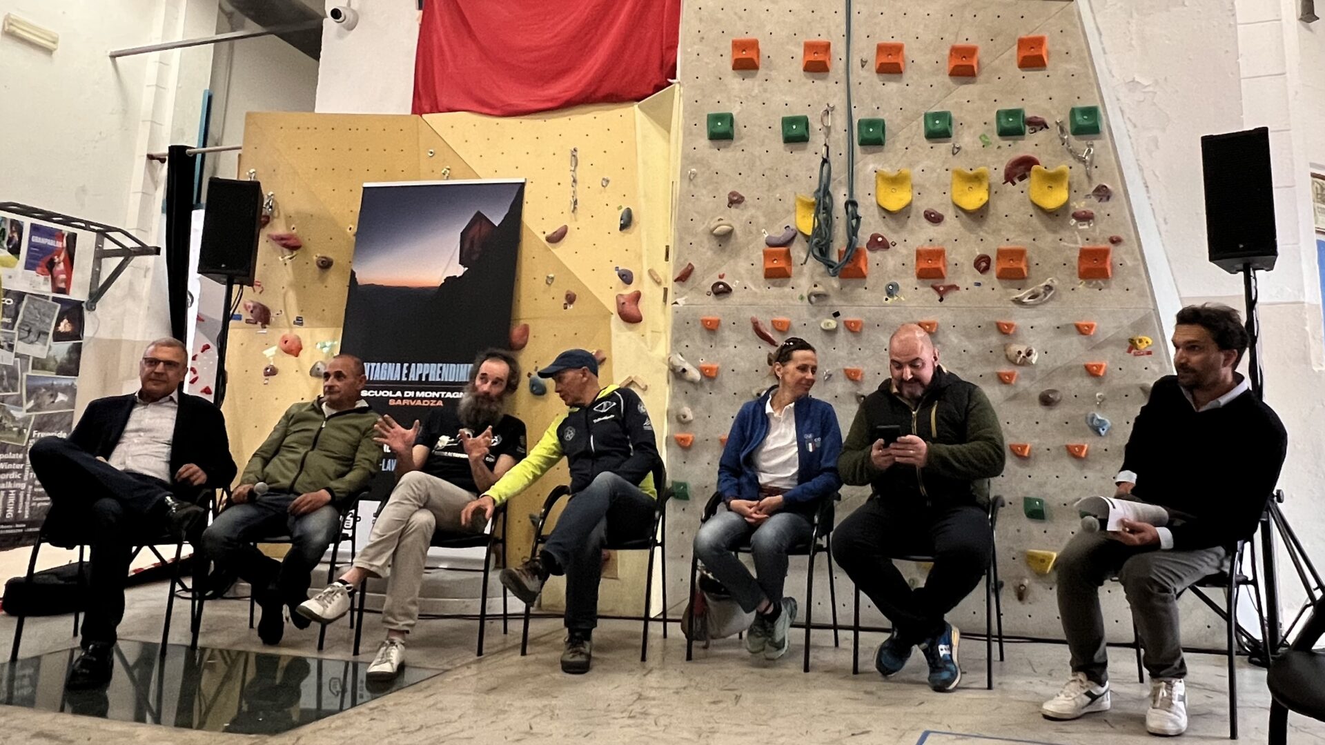 Inaugurato ufficialmente il centro di arrampicata la Torre di Aosta