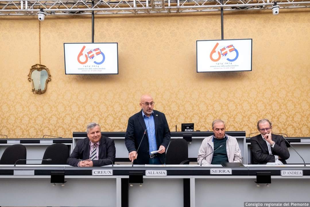 La conferenza stampa di presentazione ufficiale dell'inno il aprile