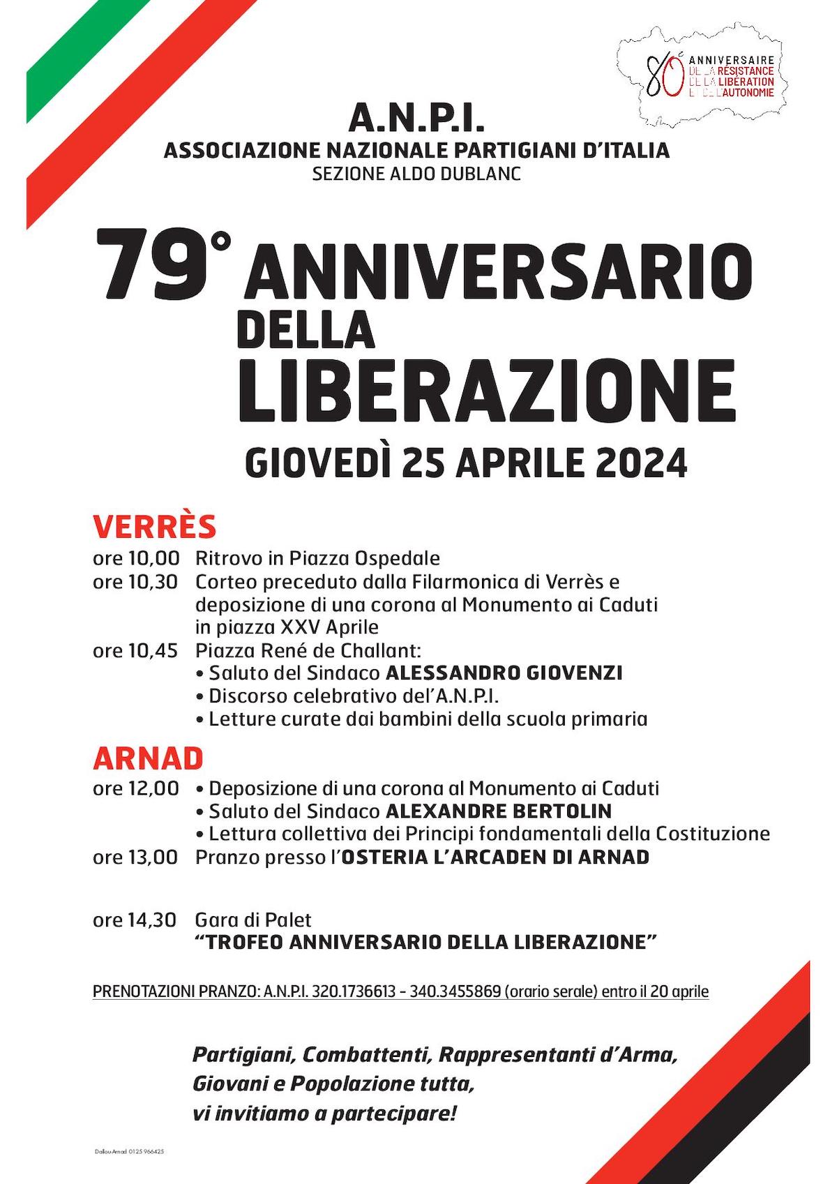 25 Aprile - Verrès e Arnad