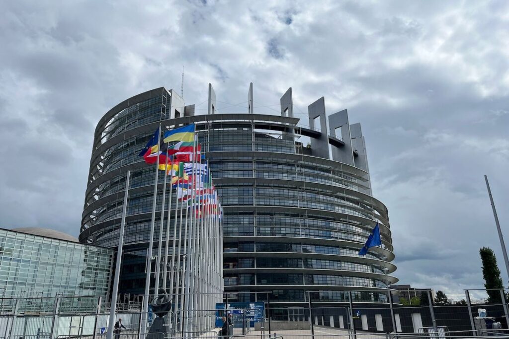 La sede del Parlamento europeo di Strasburgo