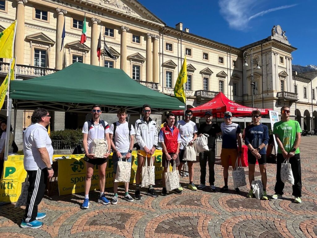 Premiazione maschile Vivicittà 2024.