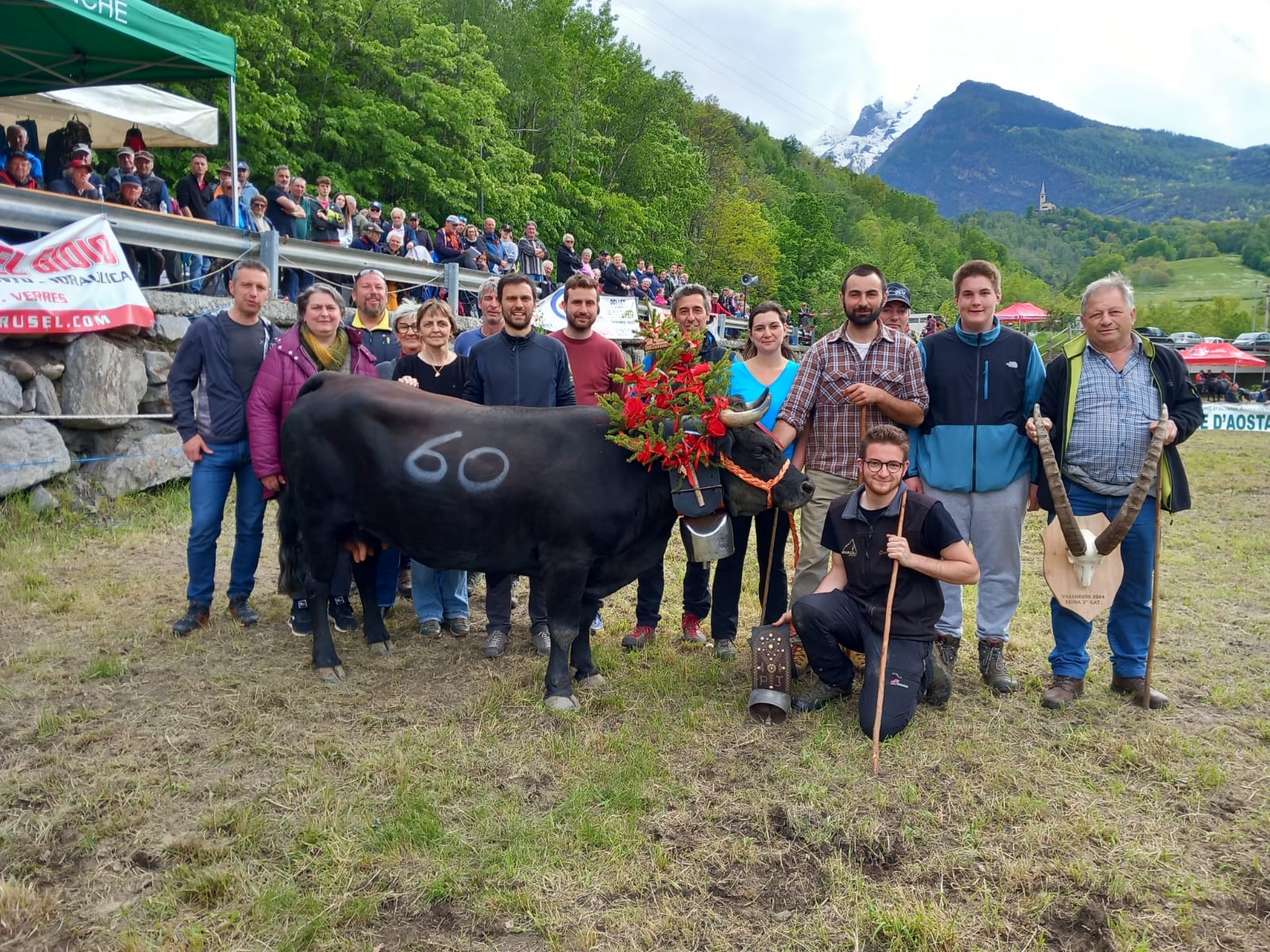 Vittoria nel terzo peso per Jardin di Silvia Balicco e Joseph Patruno, quest’ultimo allevatore capace a vincere sul campo di casa di Villeneuve