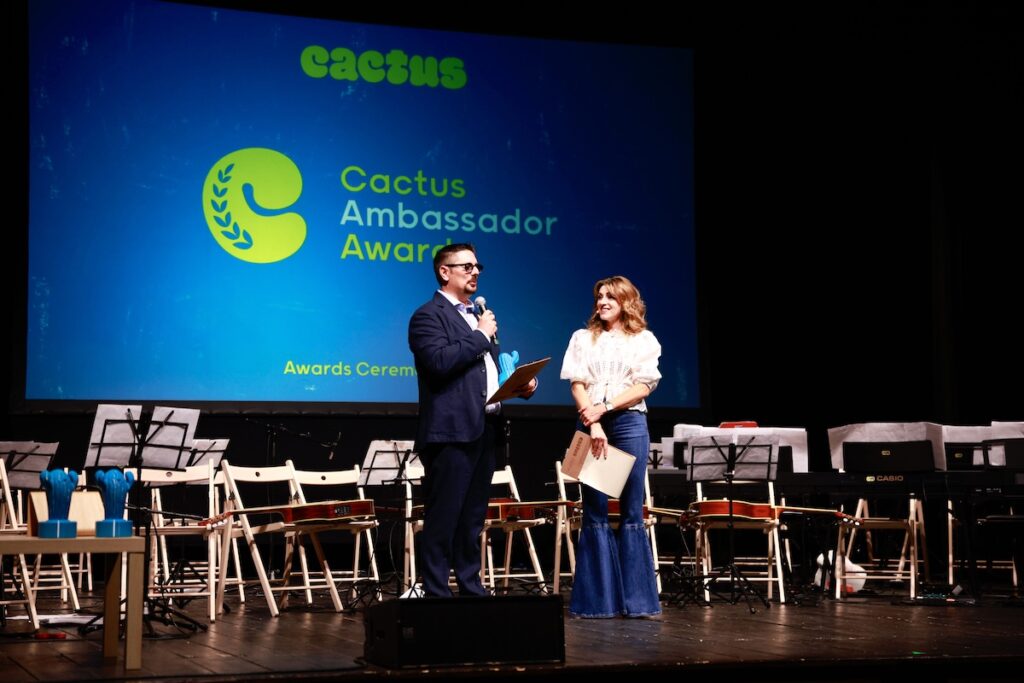 Cactus Film Festival Premiazione Alessandro Stevanon Laura Carusino