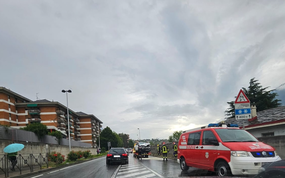 L'incidente in via Roma