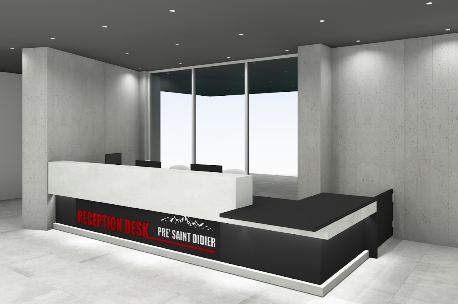 Piscina PSD Pre Saint Didier Bancone reception