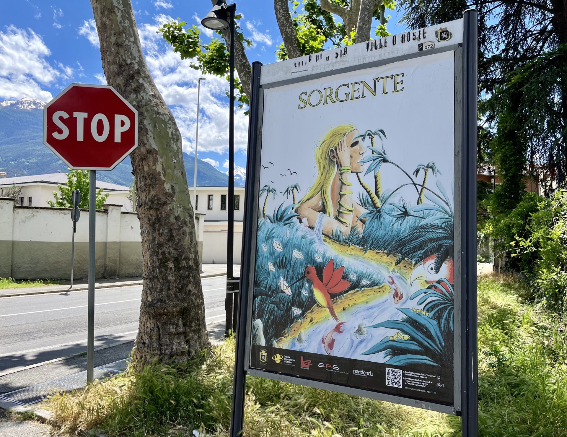 Cosa Fare In Valle D Aosta Affiches Ad Aosta Tornano I Manifesti D