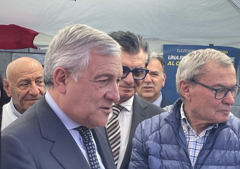 Il vicepremier Antonio Tajani ad Aosta