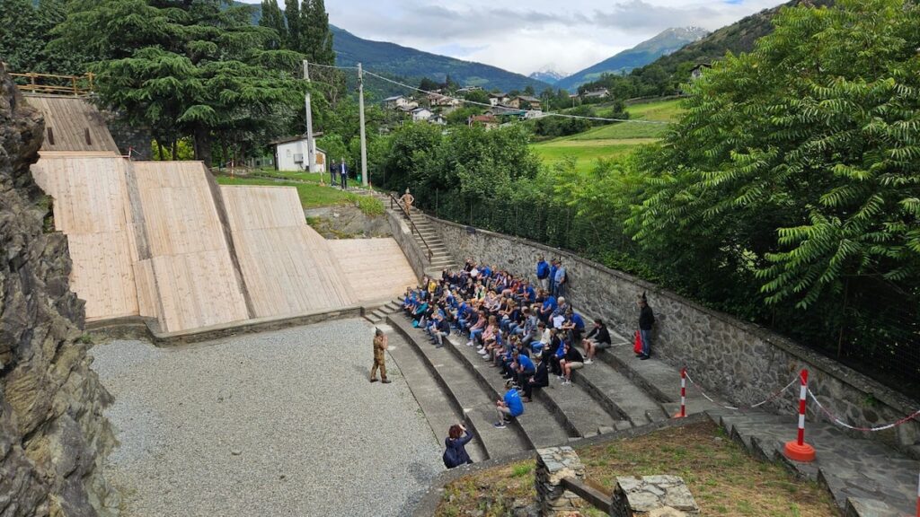 La palestra di roccia del Castello