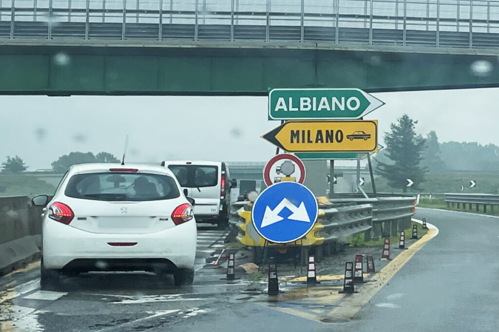 Lo svincolo di Albiano