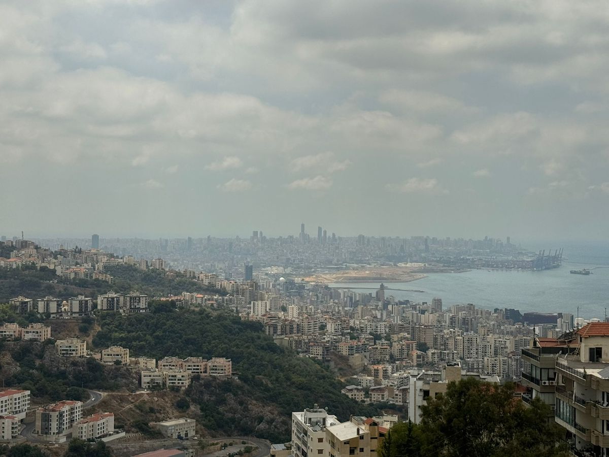 Beirut vista da Rabieh