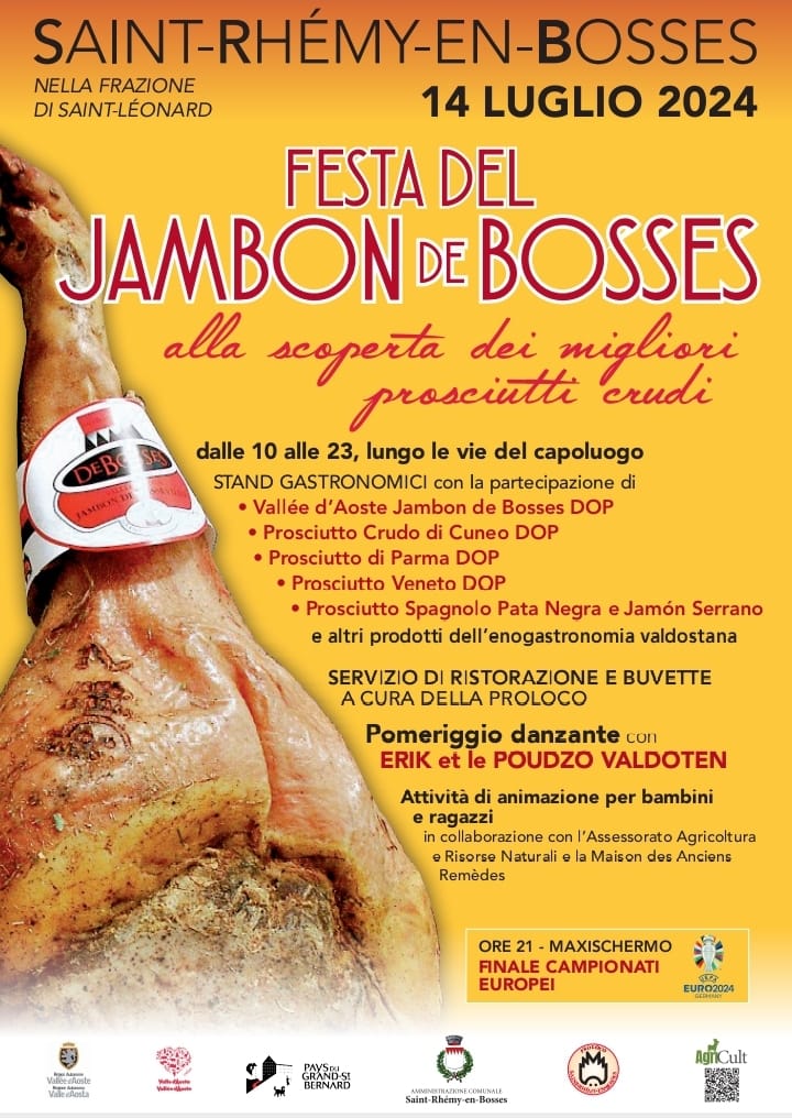 Festa Jambon de Bosses locandina