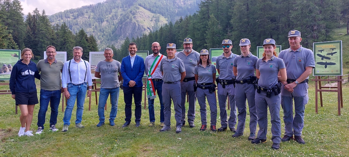 L'inaugurazione del percorso naturalistico sul Mont Tantané