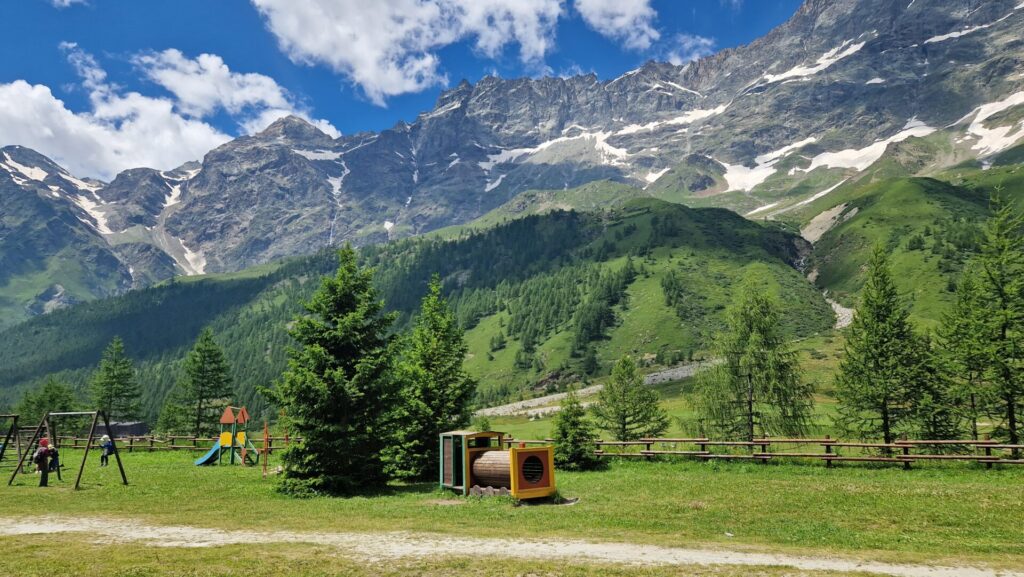 Parco gochi area pic nic Breuil Cervinia foto Alice Dufour