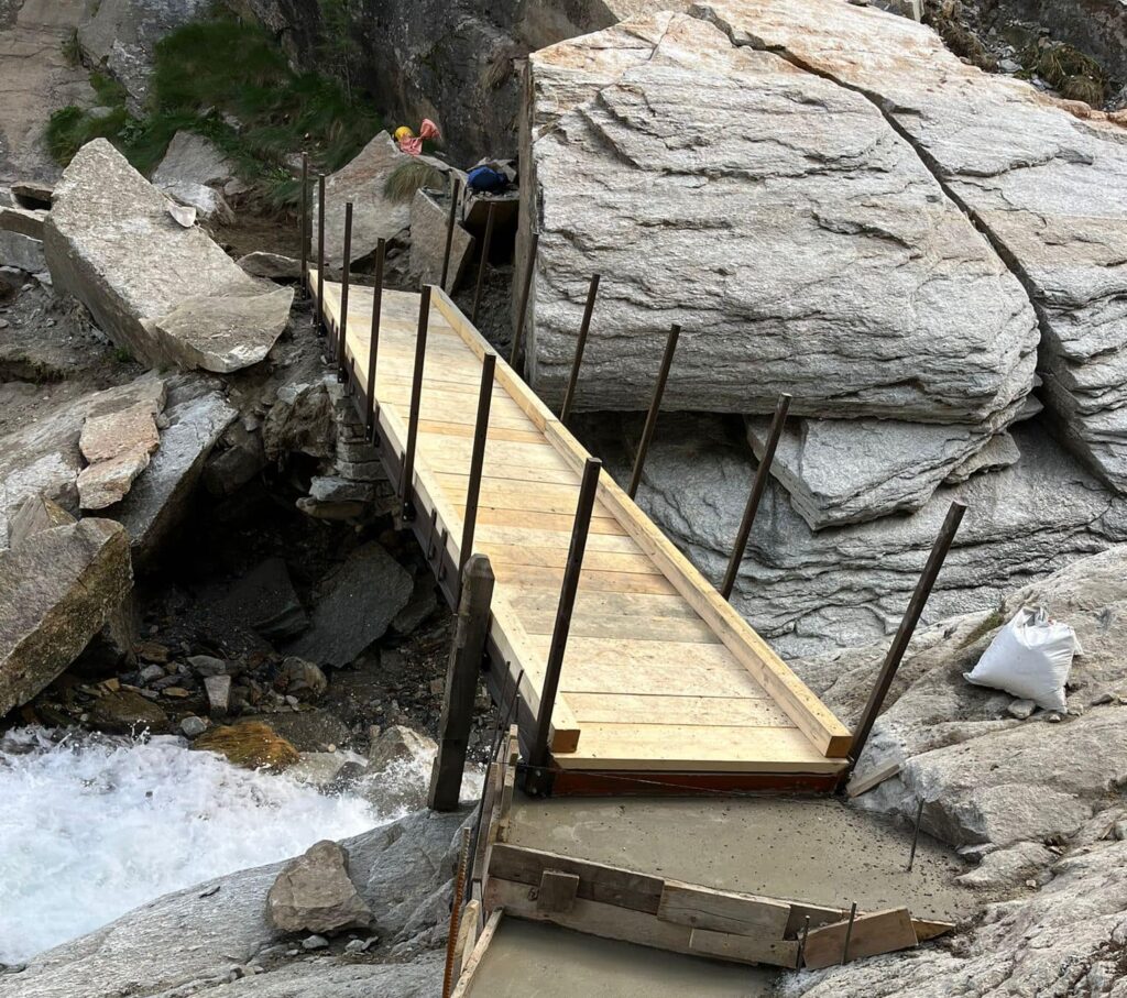 ll sentiero per il Rifugio Sella è di nuovo percorribile