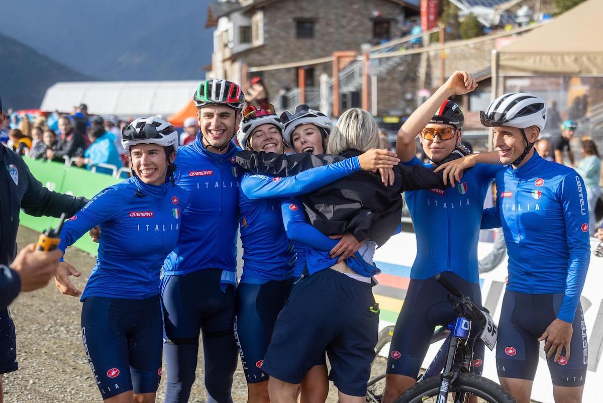 La Nazionale italiana di Mtb ai Campionati del mondo ad Andorra