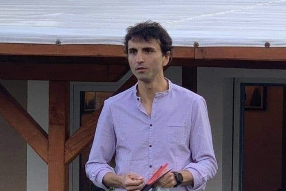 Laurent Dunoyer durante le Comunali 2020