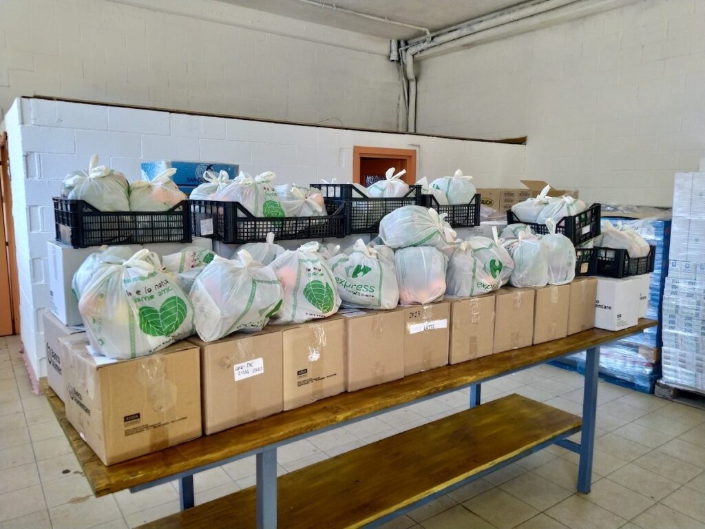 In un anno Quotidiamo ha distribuito quasi 2000 kg di cibo a 243 persone