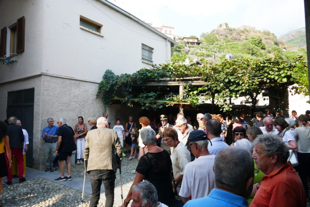 Inaugurazione museo per ° anniversario bombardamento Pont Saint Martin