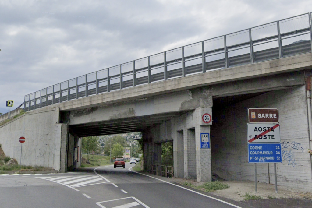 Per i lavori al viadotto “La Grenade” chiude parte di viale Piccolo San Bernardo, ad Aosta