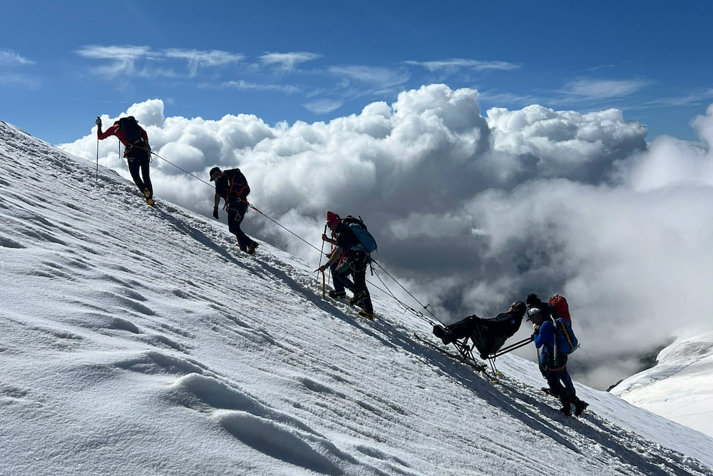 Alpinisti InSuperAbili: Egidio Marchese in carrozzina in vetta al Breithorn