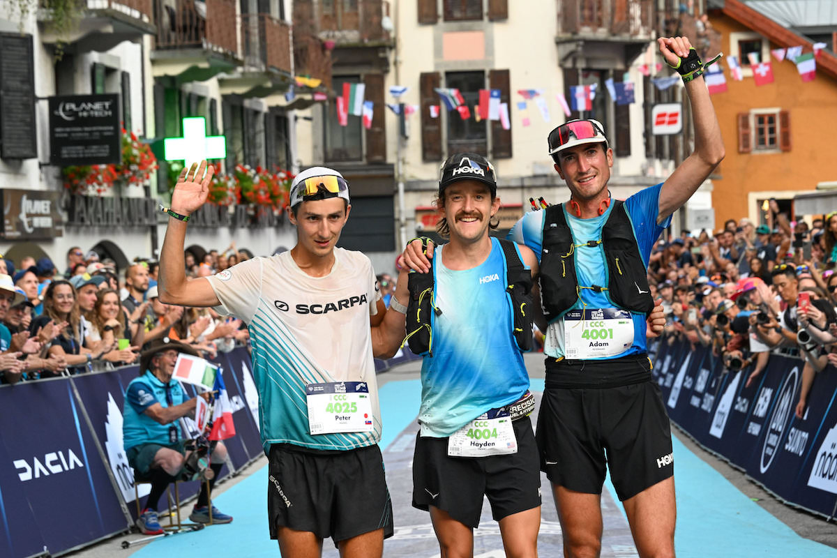 UTMB, il podio maschile della CCC