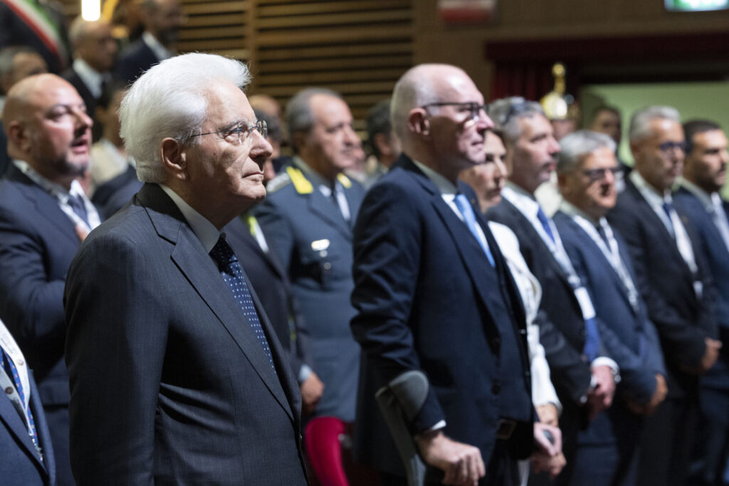 Il Presidente della Repubblica Sergio Mattarella in occasione dell’80° anniversario della resistenza, della liberazione e dell’autonomia della Valle d’Aosta