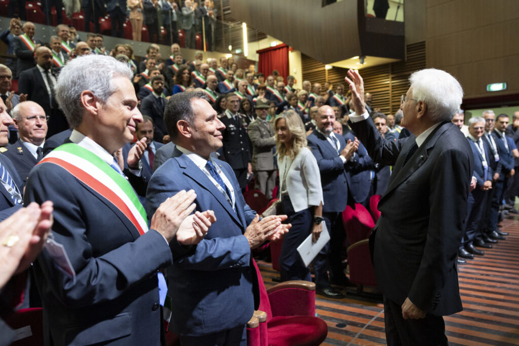 Il Presidente della Repubblica Sergio Mattarella in occasione dell’80° anniversario della resistenza, della liberazione e dell’autonomia della Valle d’Aosta