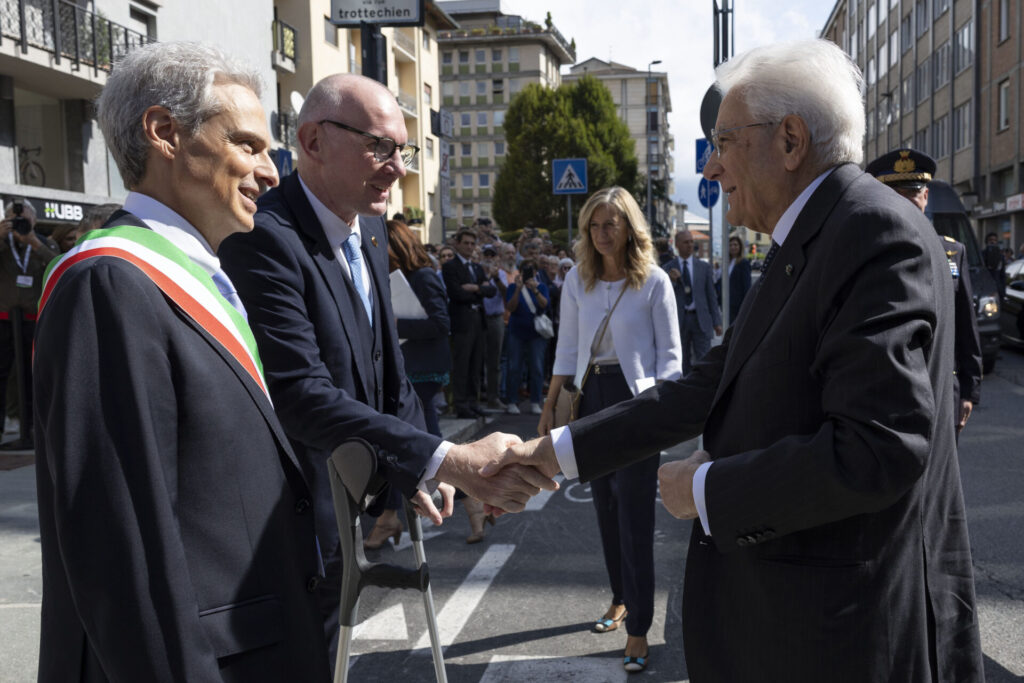 Il Presidente della Repubblica Sergio Mattarella in occasione dell’80° anniversario della resistenza, della liberazione e dell’autonomia della Valle d’Aosta