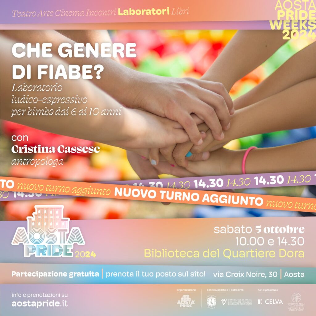 Aostapride laboratorio Che genere di fiabe