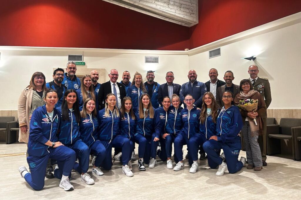 La Cogne Aosta Volley insieme alle autorità