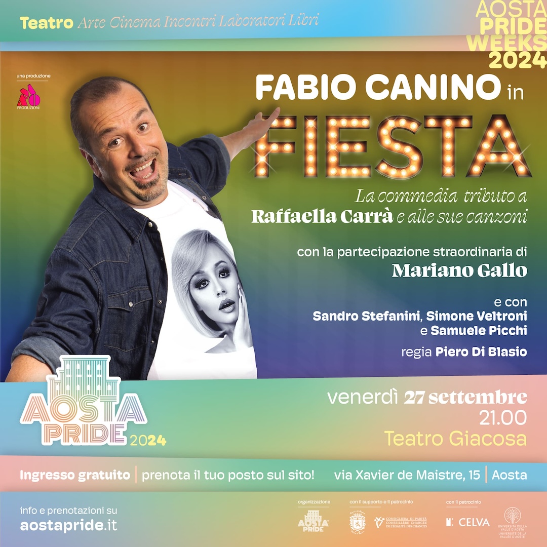 Fabio Canino Fiesta Pride Weeks