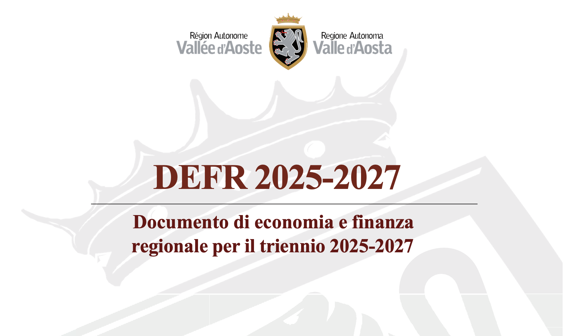 Defr 2025 - 2027