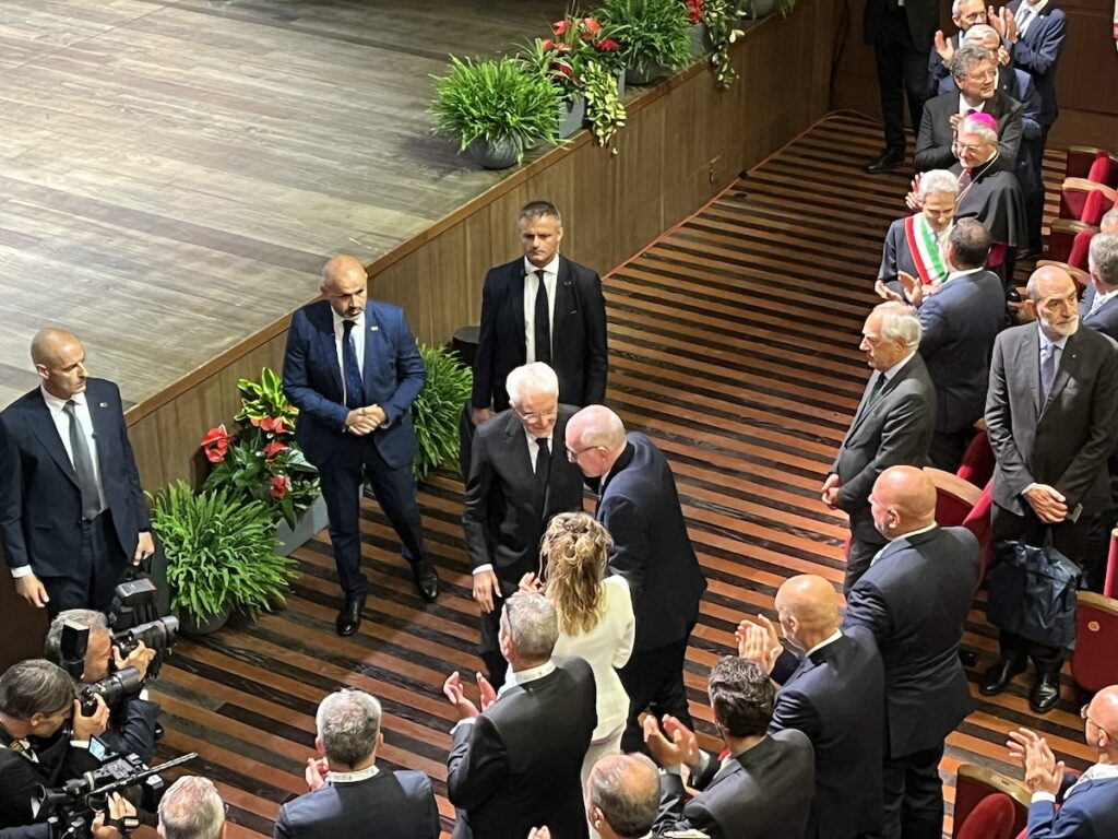 Sergio Mattarella al Teatro splendor