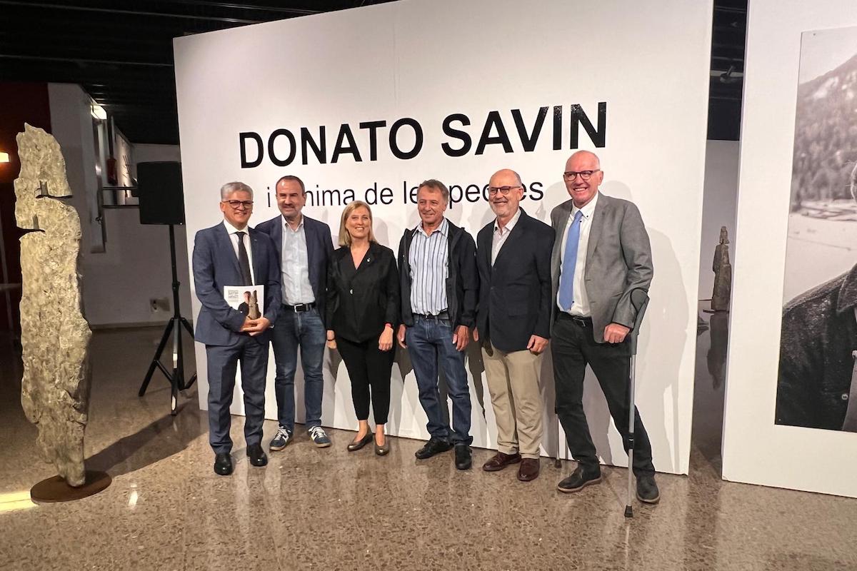 L'inaugurazione della mostra di Donato Savin “L'anima de les pedres"