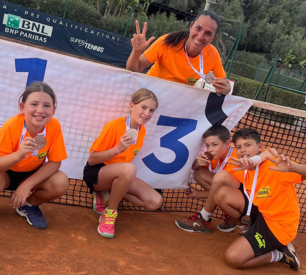 Trofeo Coni, medaglia di bronzo per i tennisti valdostani