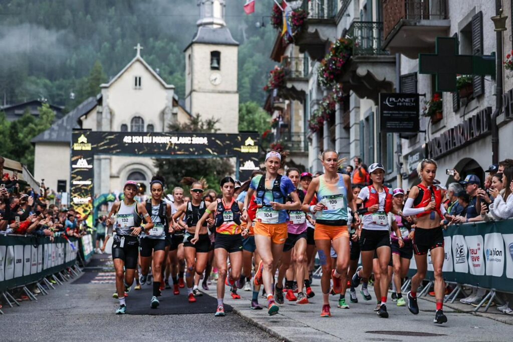 Marathon Mont Blanc - partenza delle élite donne - credit David Gonthier