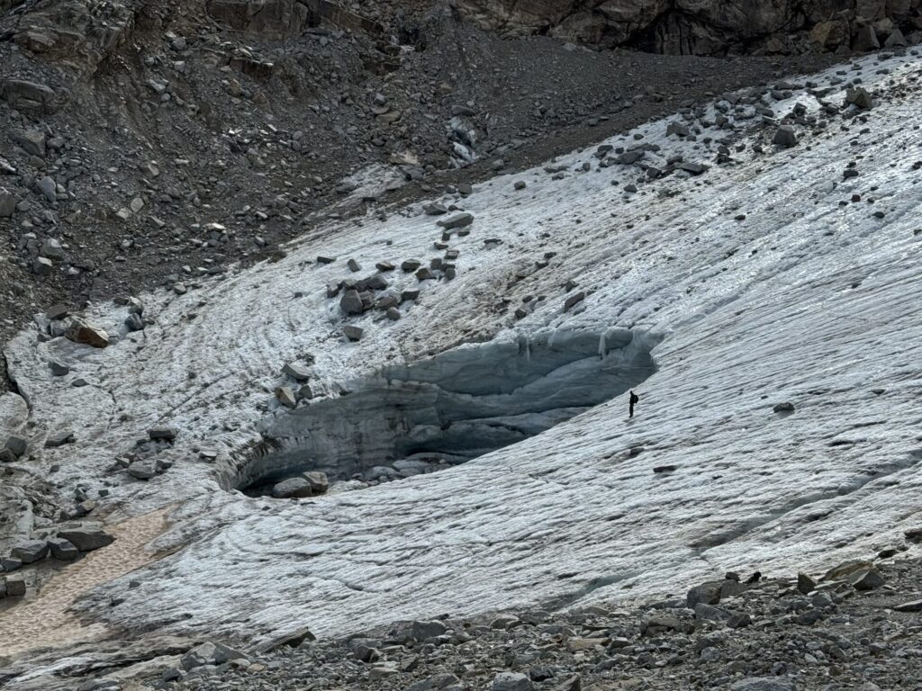 In 25 anni il “Grand Etrèt” ha perso 30 metri di spessore di ghiaccio