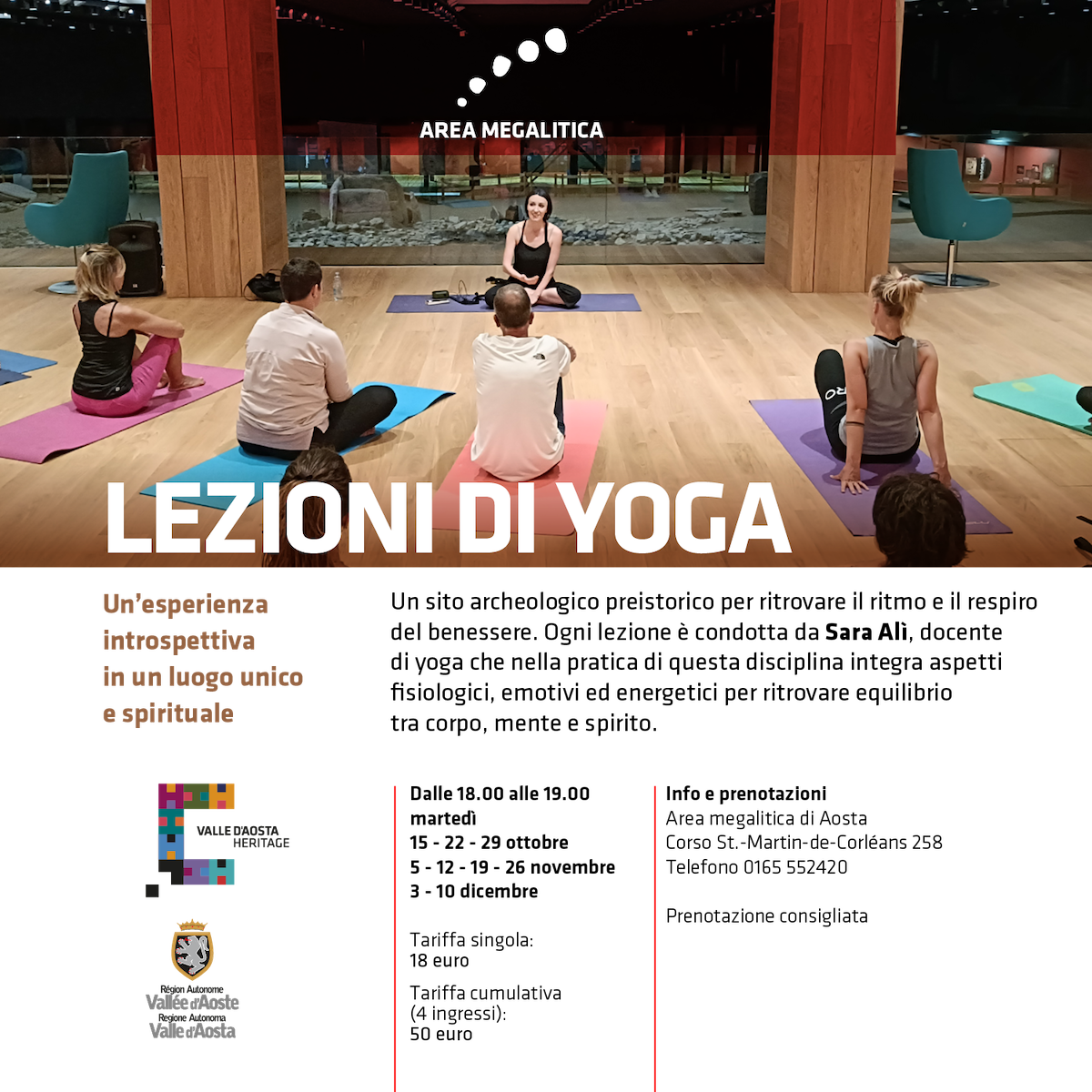 Yoga al Museo - Area Megalitica