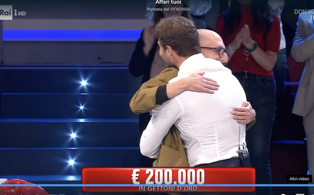 28enne di Villeneuve vince 200mila euro ad Affari Tuoi