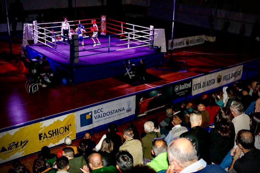 Aosta Boxing Night ring