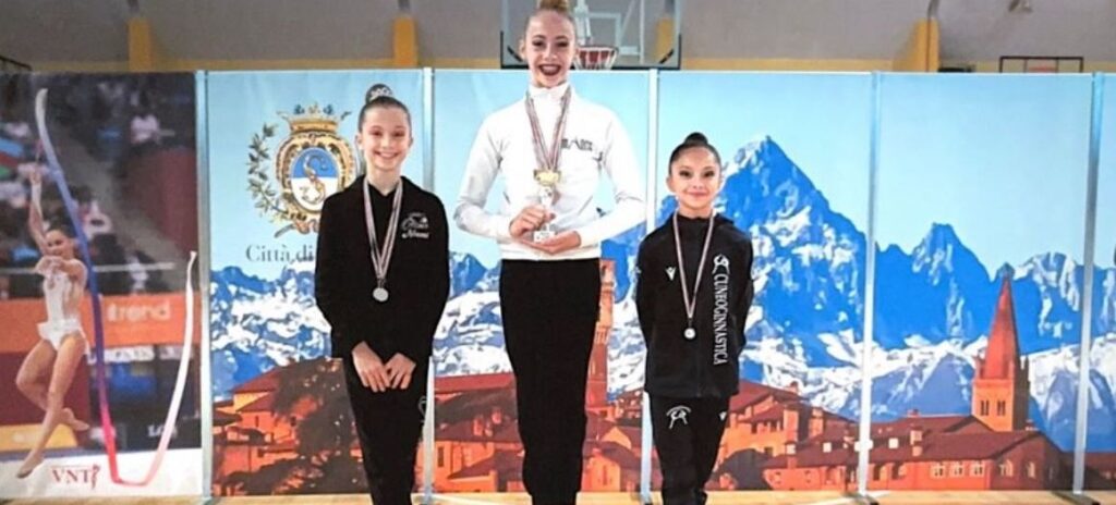 Ginnastica ritmica, a Saluzzo vincono Arianna Desandré e Elodie Margot Godioz