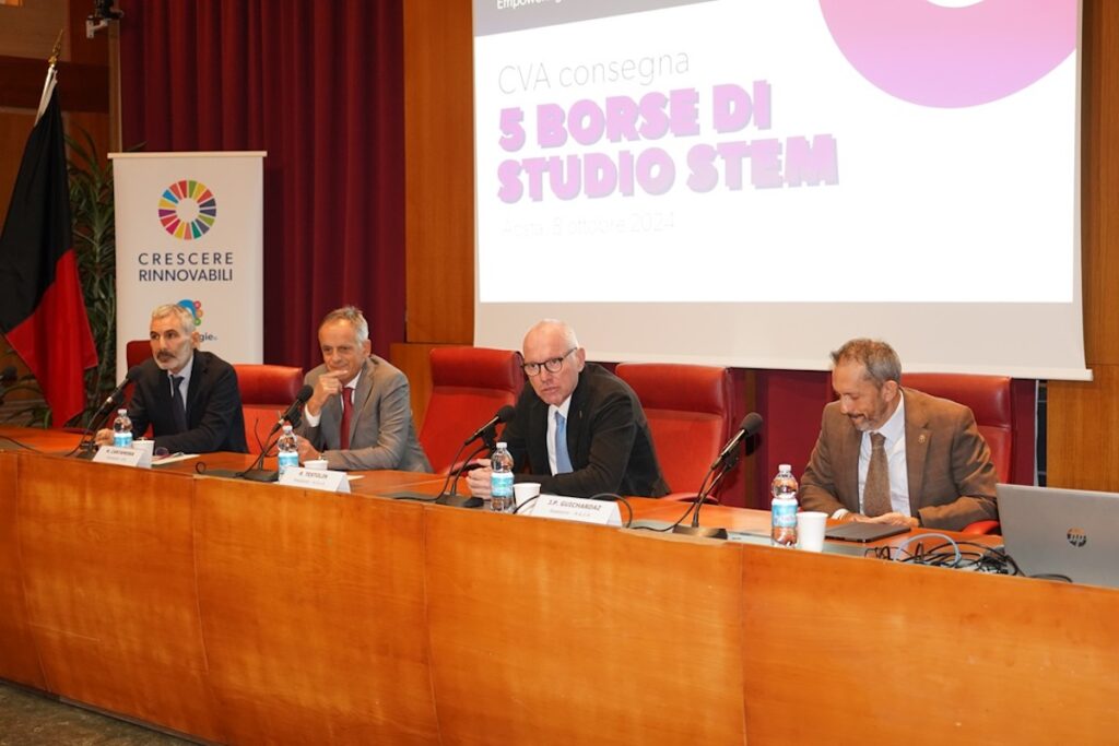 La consegna delle borse di studio Stem da parte di Cva