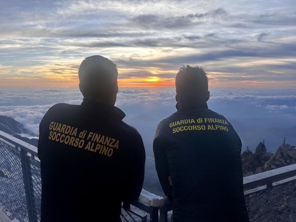 Soccorso Alpino della Guardia di finanza.