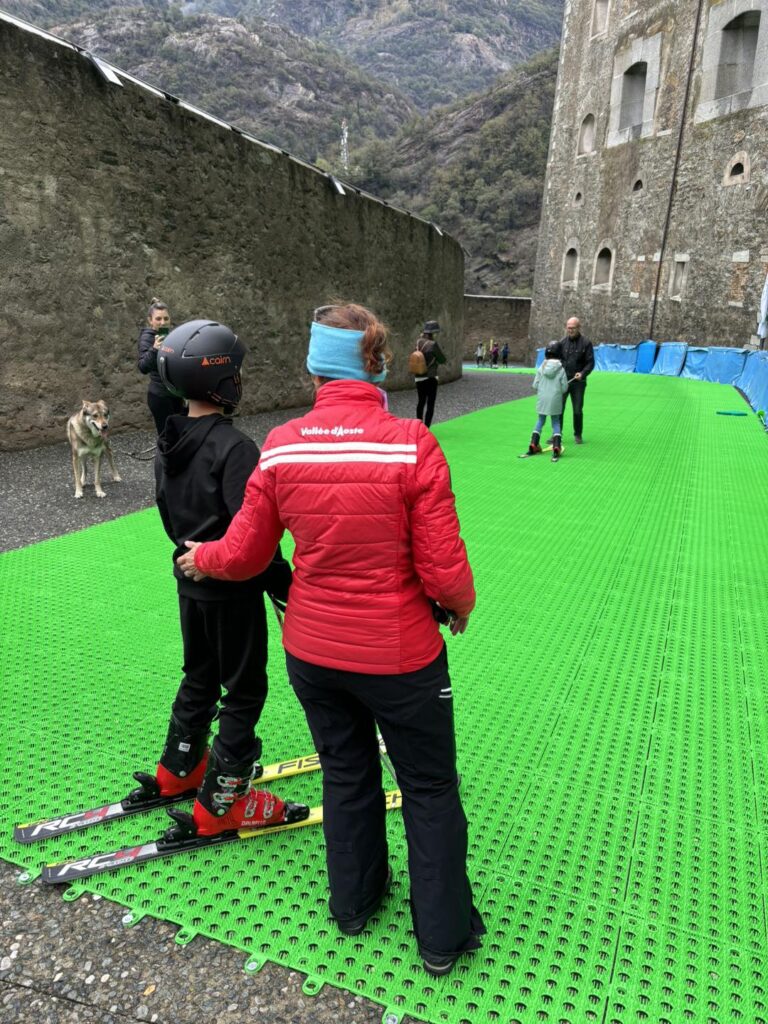 pista sci Forte di Bard Foto Forte di Bard