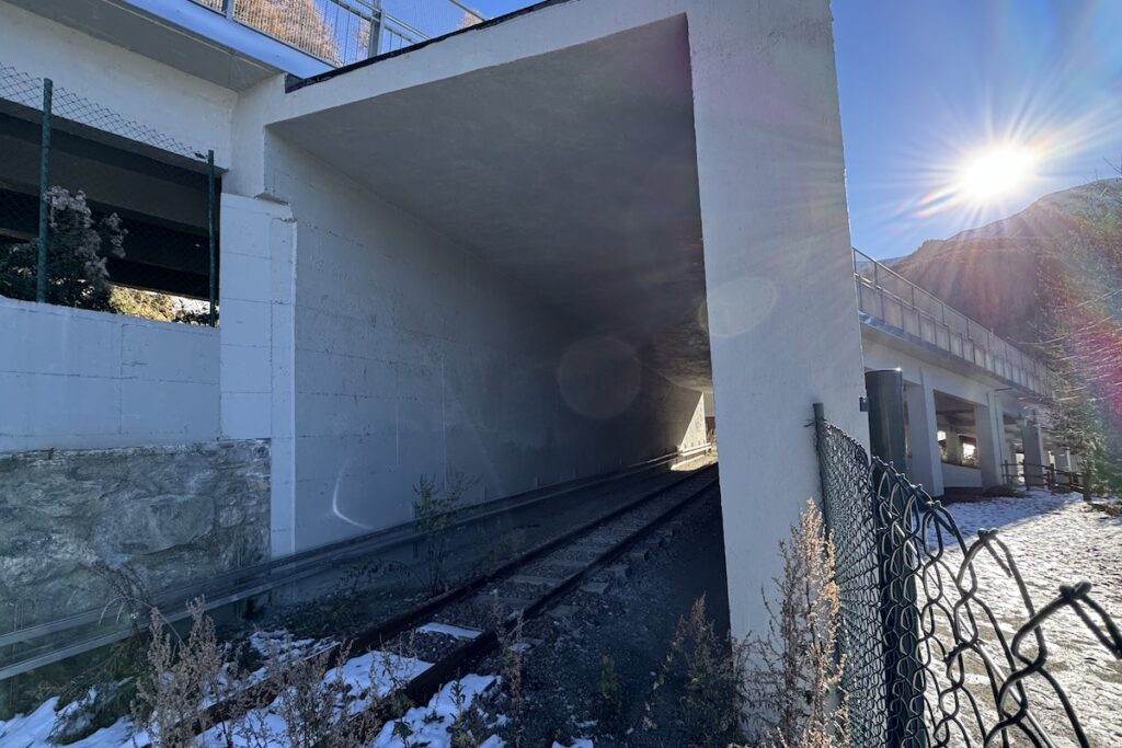 I binari del trenino di Cogne Foto Nicole Jocollé