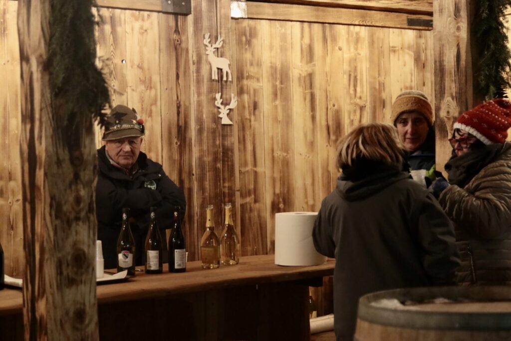 Inaugurazione Marché Vert Noel in Piazza Chanoux